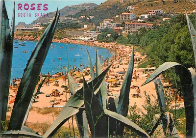 Rosas - Costa Brava — praia de 'La Almadraba' — FOTO GHI