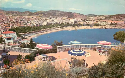 San Feliu de Guixols — Mirador sobre a Baía — Fotocromo Zemacrom, série 6, n°1