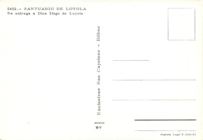 Santuario de Loyola — Oddaje się Bogu Íñigo de Loyola — Exclusivas San Cayetano — Rewers