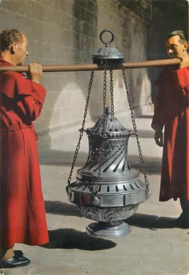 Santiago de Compostela — Catedral. O Botafumeiro (Grande incensório) — Garcia Garrabella & Cia. S.R.C.