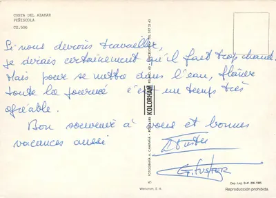 Peñíscola — Costa del Azahar — wydawca Kolorham — Rewers