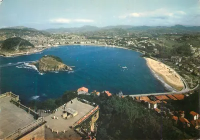 San Sebastián — Vista geral do Monte Igueludo — editor Maripel, série VI 488