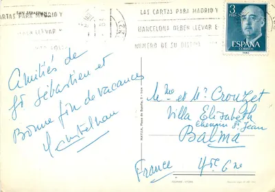 San Sebastián — widok panoramiczny — Fournier, nr 5 - Irún — Rewers