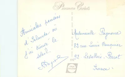 Céu noturno de Dublin — Penman Cards, n°376 — Verso