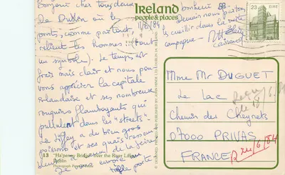 Most Ha'penny — Dublin — Wydawnictwo John Hinde Ltd — Rewers