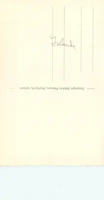 Gullfoss — wodospad islandzki — wydawca Baldvin Pálison, Reykjavik — Rewers