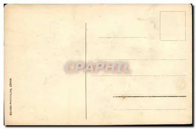 Genewa - Pomnik Brunswick — widok z jeziora z parowcem — wydawca Photoslob, Zurych, nr 2737 — Rewers