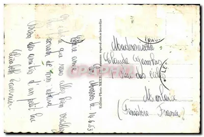 Jezioro Lioson — tła w formie gór — Wydawnictwo Foto METZE (n° 1377) — Rewers