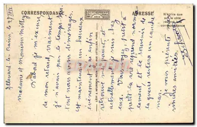 Allevard — Vista general y el Glaciar del Glayzin — LL. — n° 2025 — Reverso
