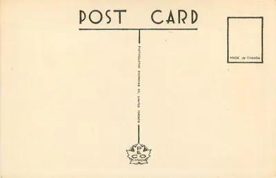 Cascata Kakaboka, perto das Cidades Gêmeas, Port Arthur e Fort William, Ontário, Canadá — T.C. 19 — Verso