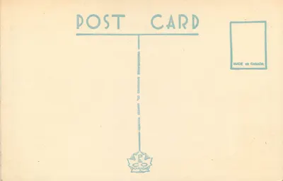 Posto de Correios e Edifício Público — Fort William, Ont., Canadá — 16. — Verso