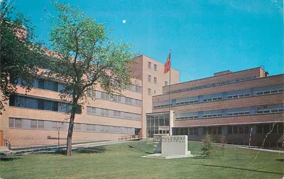 Bilhete postal moderno Canadá Manitoba Winnipeg o Hospital Infantil