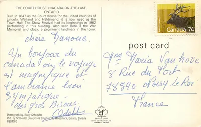 Sąd w Niagara-on-the-Lake — Ontario — wydawca Dexter Color Canada Ltd. — Rewers