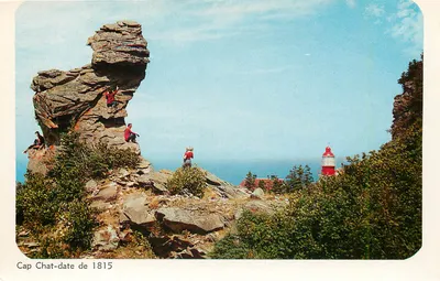 Statek rybacki. Grande-Rivière — widok portu — wydawca nieznany — Rewers