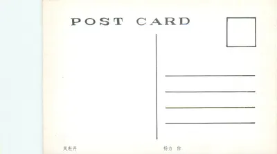 Kwiat chryzantemy — malowanie tuszem — Dang Zhi (杨力) — niezidentyfikowana seria — Rewers