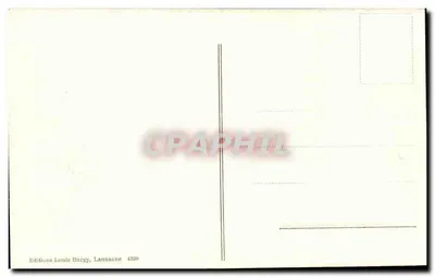 Fribourg — Le Grand Pont suspendu — Éditions Louis Burgy, Lausanne, n° 4398 — Verso