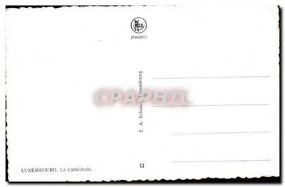 Luxemburg — Katedra — E. A. Schaack — Rewers