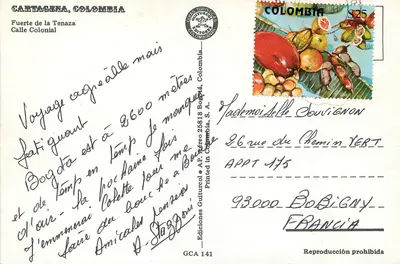 Cartagena — Fortaleza e rua colonial — Edições Guiturcol, GCA 141 — Verso