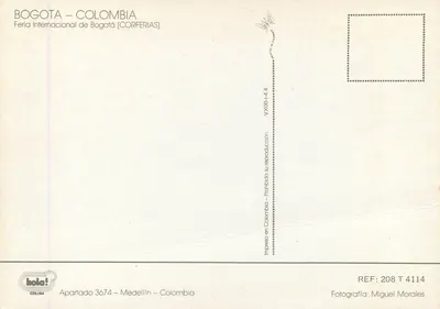 Bogotá - Colômbia — Feira Internacional de Bogotá (CORFERIAS) — editor hola! Colômbia — Verso