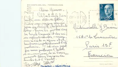 Costa del Sol - Torremolinos — plaża — wydawca Playa 934 — Rewers