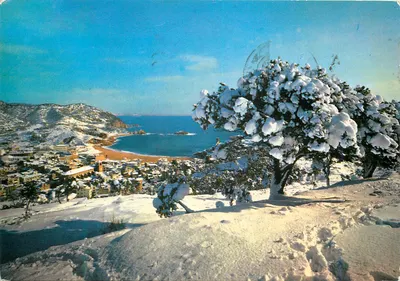 Tossa de Mar — vista nevada — Flor de Mar, n° 51