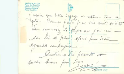 Plaza del Caudillo — Valencia — Macian Editions — Back