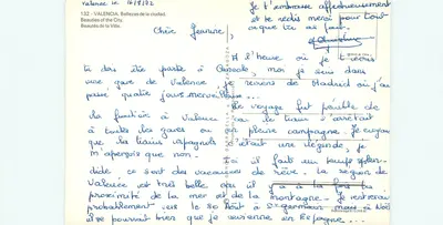 Valência — Belos paisagens e monumentos — editor G. Garrapella & Cia, n° 132 — Verso