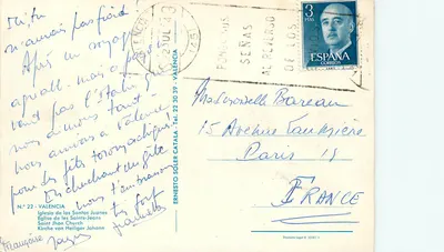 Kościół Świętych Janów — Valencia — Wydawca Ernesto Soler, nr 22 — Rewers