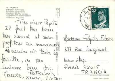 Labrador Valenciana — Kobieta z Walencji — Wydawnictwo Hefe, n°12 — Rewers