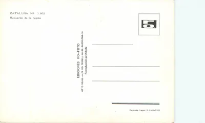 Barcelona, Montserrat, Tarragona, Girona, Lérida — Catalunya — Ediciones Reuss — Achterkant
