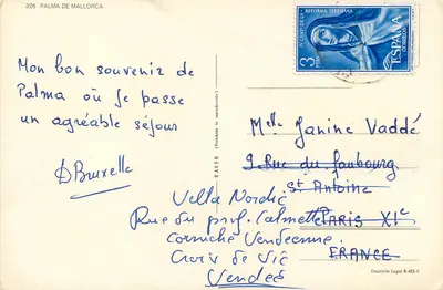 Palma de Mallorca — Pamiątka z Mallorcy — wydawca Raker, n° 326 — Rewers