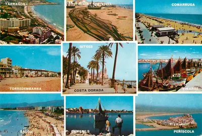 Costa Dorada — vista panorâmica — Campaña, Série II, N° 50.105