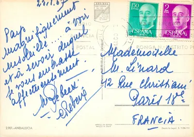 Andaluzja — Kolorowa wersja z zabytków i krajobrazów — Casa Fundada en 1905 — Rewers