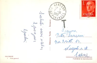 Valcarlos — Ogólny widok — Wydawnictwo Sicilia — Rewers