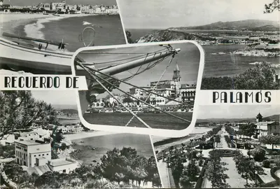 Palamós — vista panorâmica e porto — editor N.º 1 Costa Brava, série Oise
