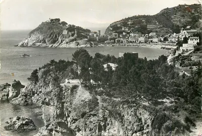 Tossa de Mar (Costa Brava) — vista geral e falésias — Talleres A. ZERKOWITZ