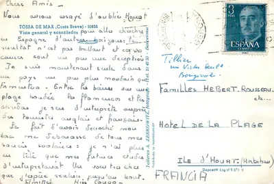 Tossa de Mar (Costa Brava) — vista geral e falésias — Talleres A. ZERKOWITZ — Verso