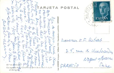 Costa Brava — Vista da costa — Editor Salou, n° 11 — Verso