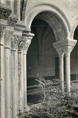 Cloître — Detalhes dos capitéis dos séculos XII-XIII — REAL MONASTERIO DE POBLET — Laboratorios Calafell