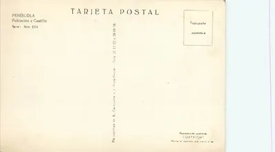 Peníscola — Dorp en Kasteel — Foto's van A. Campaña en J. Dute-Ferre — Achterkant