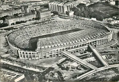 Barcelona Futbol Kulübü Stadyumu — Hava görüntüsü — Yayımcı SOBERANAS, no 6225