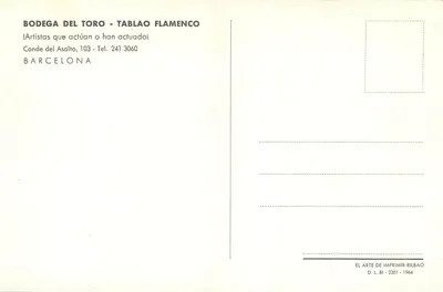 Bodega del Toro - Tablao Flamenco — Barcelona — Rewers