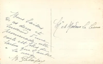 Canfranc — Vista da Estação Internacional — Ed. Arribas, n°4 — Verso
