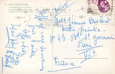 San Sebastián — Ogólny widok zatoki — El Girc Postal — Rewers