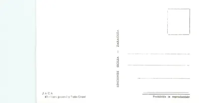 Peña Orola — Vue générale — Éditions Sicilia Zaragoza, n°43 — Verso