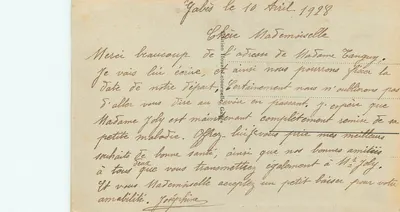 Gabès — Oued przed Ogrodem Publicznym — wydawca H. Le Journeille, nr 4 — Rewers