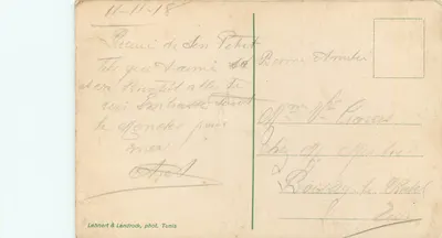 Źródło w oazy — 656 — Lehner & Landrock, fot. Tunis. — Rewers