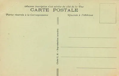 Tunis — Souk das Tecidos — Editor E.M. n°18 — Verso