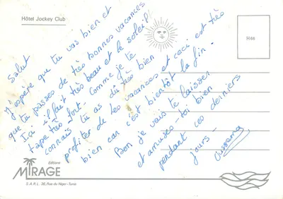 Hotel Jockey Club — plaża i morze — Wydawnictwo Mirage, seria H66 — Rewers