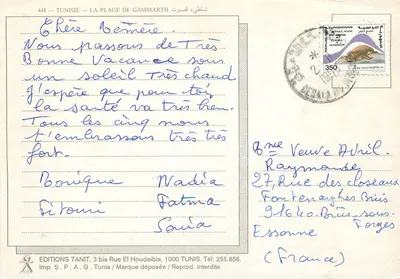 Gammathr — Praia animada — Edições Tanit, n°448 — Verso